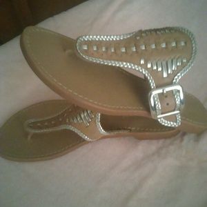 Inc. Leather thong style sandals